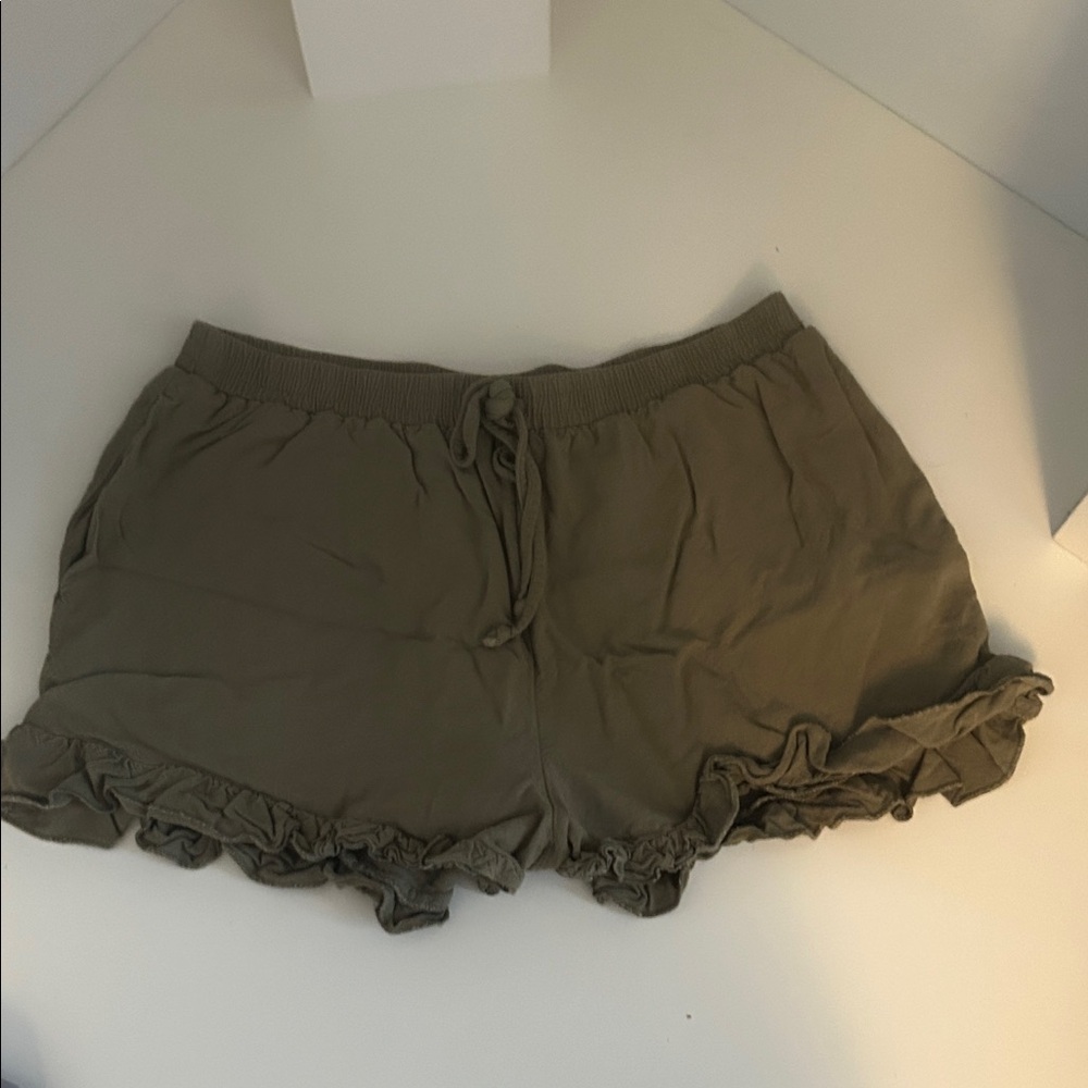 American Eagle Outfitters High Waist Ruffle Shorts